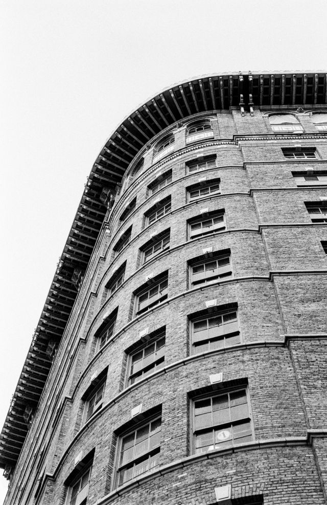 A building in downtown Baltimore.