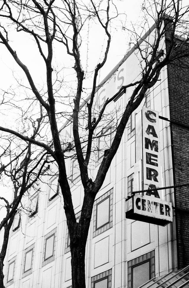 Camera Center on Church Street, Burlington, VT.