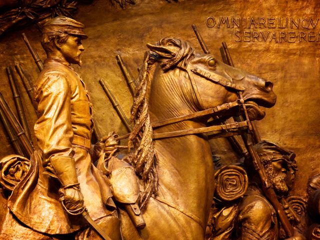 Memorial to Robert Gould Shaw and the 54th Massachusetts Volunteer Infantry Regiment, by Augustus Saint-Gaudens.