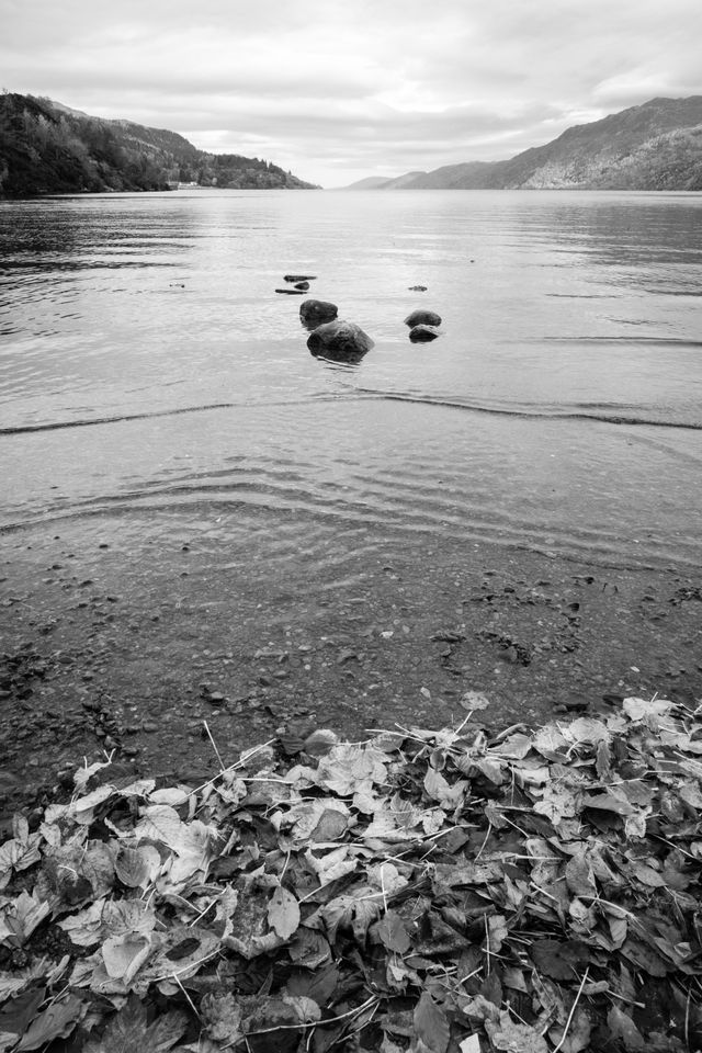 View of Loch Ness, in Scotland.