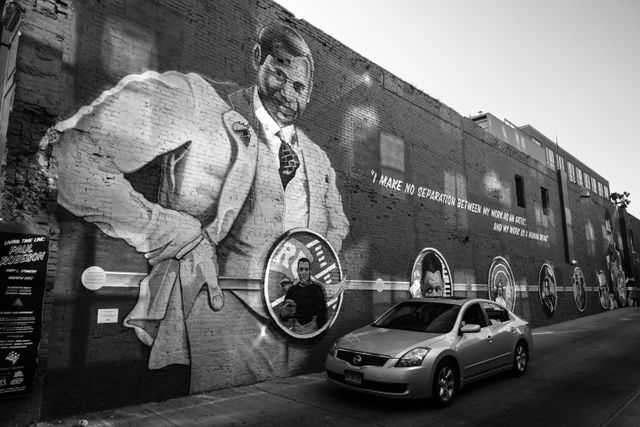 Mural of Paul Robeson on U Street.