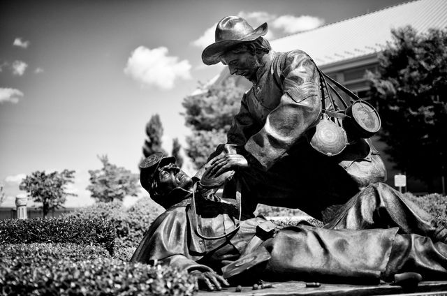 “A Moment of Mercy”, a sculpture at the National Civil War Museum in Harrisburg, PA