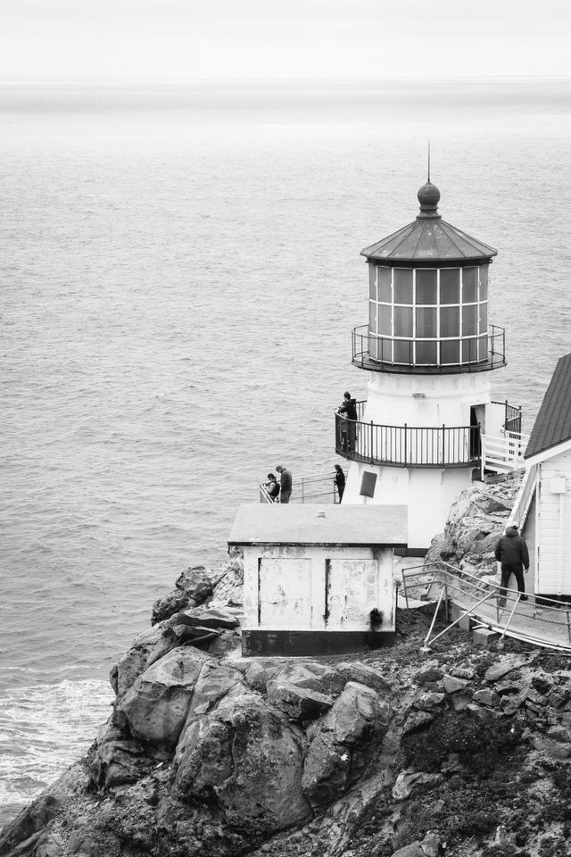 The Point Reyes Lighthouse.