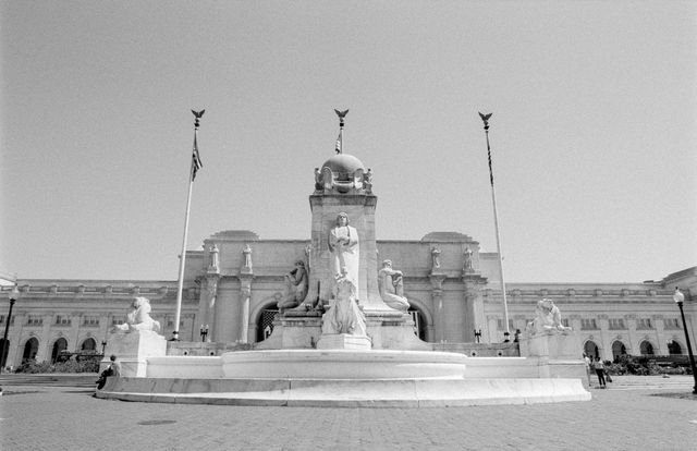 Columbus Circle, in front of Union Station, Washington, DC.