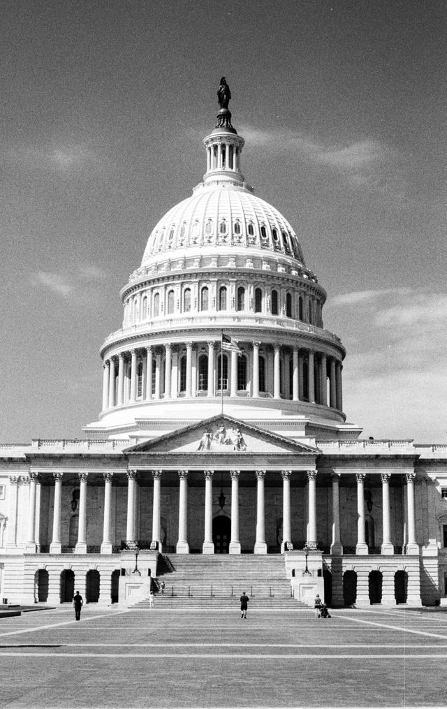 The United States Capitol building, from the West Front.