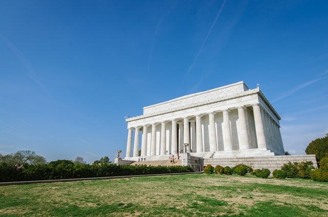 The Lincoln Memorial, in Washington, DC.