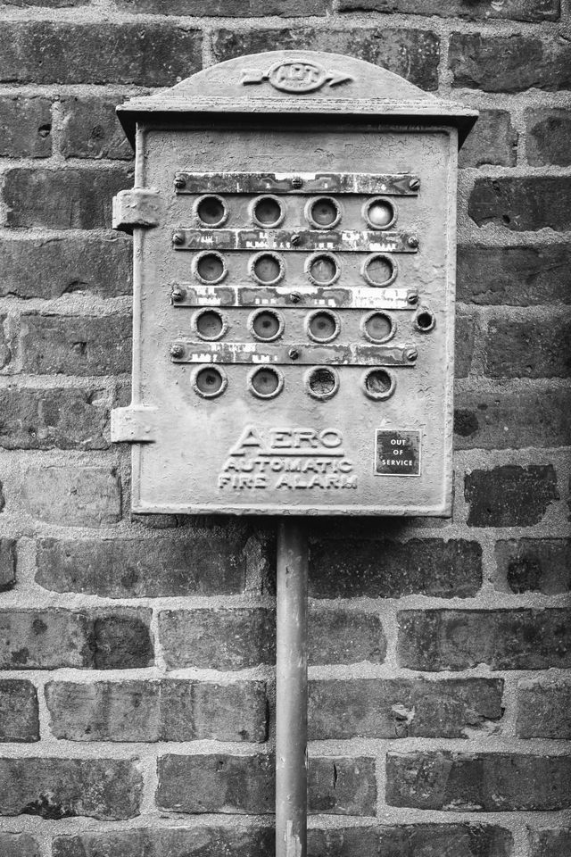 An old Aero Automatic Fire Alarm at Thomas Edison's Laboratory.