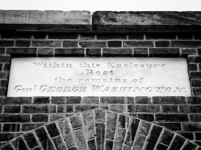 George Washington’s tomb at Mount Vernon.