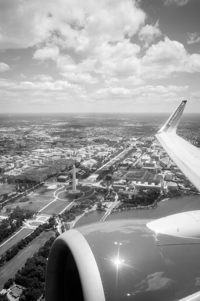 DC as seen from a plane departing DCA.