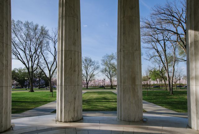 The District of Columbia World War Memorial.