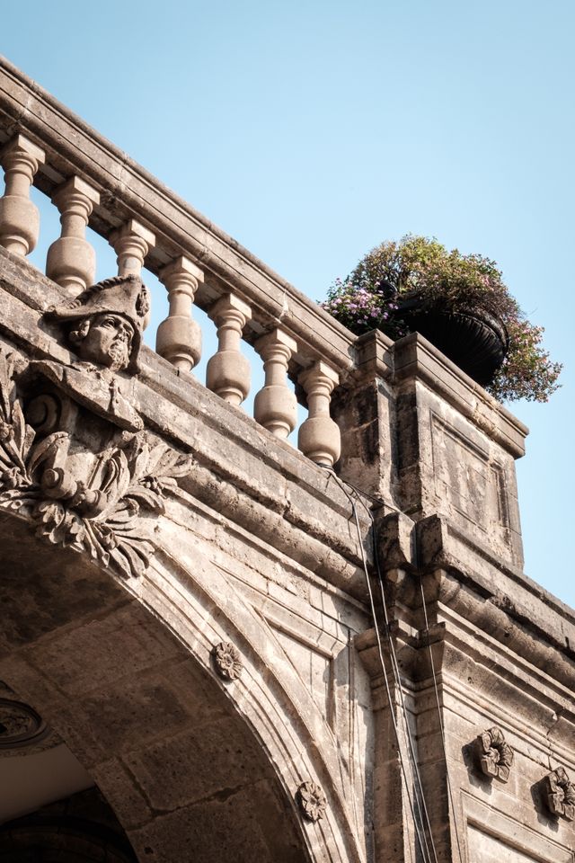 A balcony of the Chapultepec Castle.