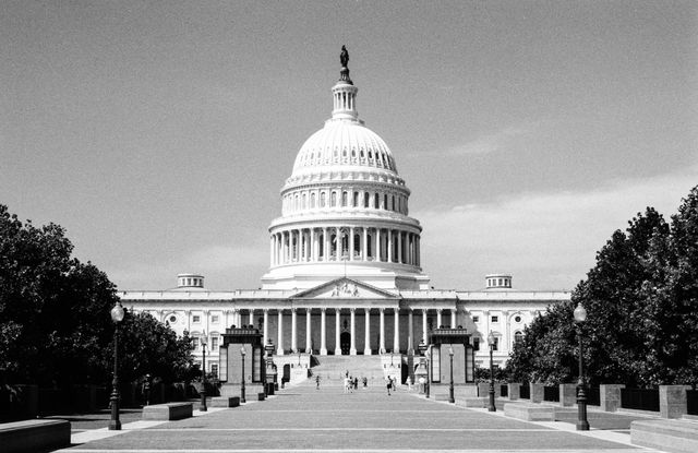 The United States Capitol building, from the West Front.