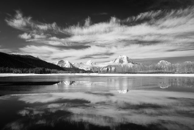 Mount Moran and the Tetons, from Oxbow Bend.