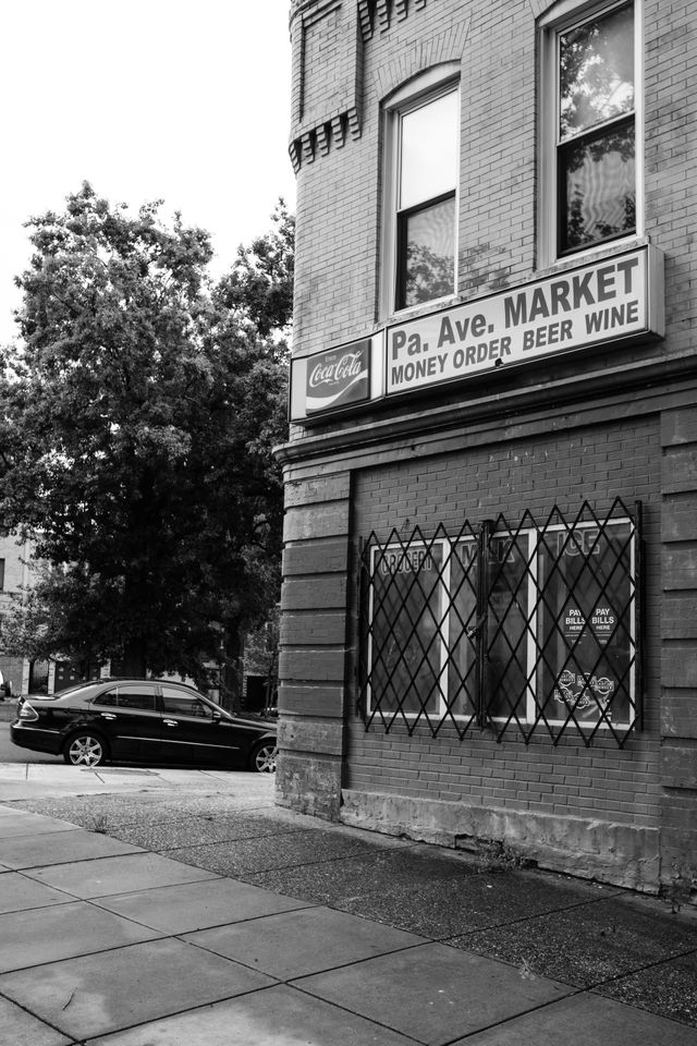 The Pa. Ave. Market on the corner of 15th Street and Pennsylvania Avenue SE.