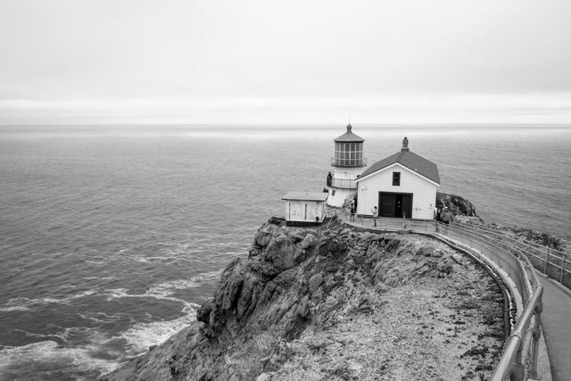 The Point Reyes Lighthouse.