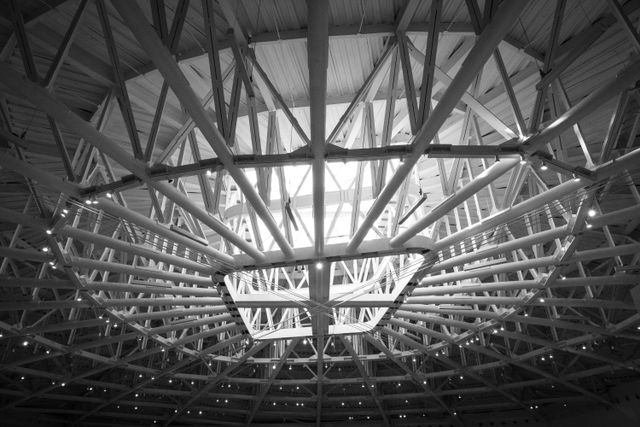 The roof of the Museo Soumaya, from the top floor.