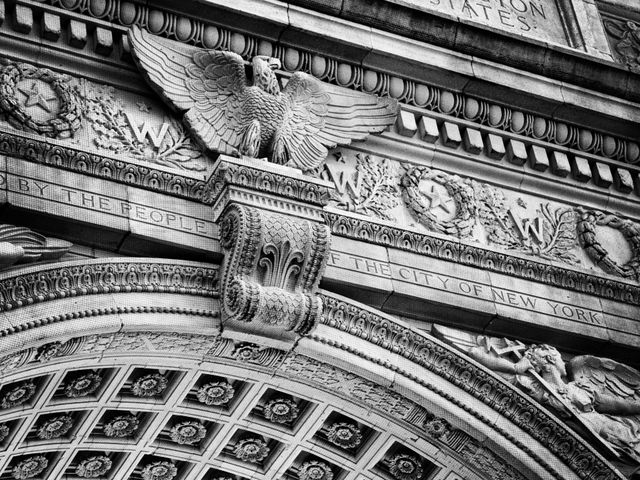 The Washington Square Park Arch, in New York City.