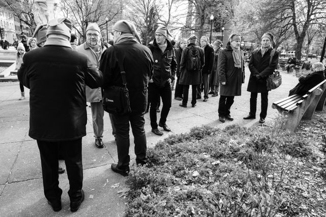 Finnish carolers at a tourism festival in Dupont Circle.