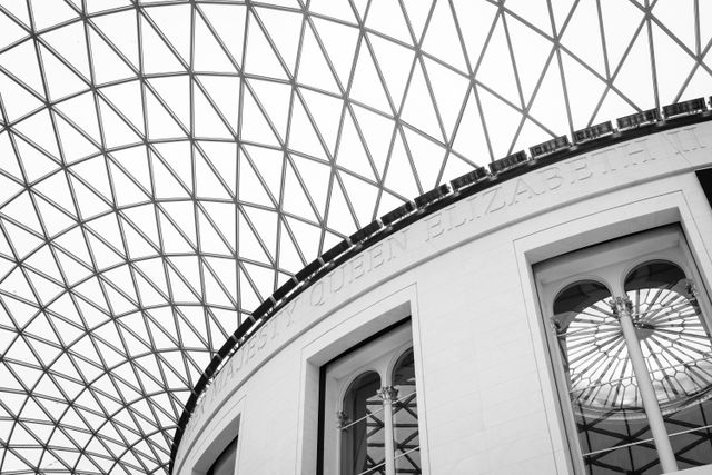 The Queen Elizabeth II Great Court at the British Museum.