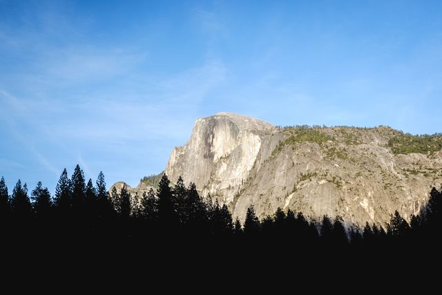 Half Dome at the golden hour.