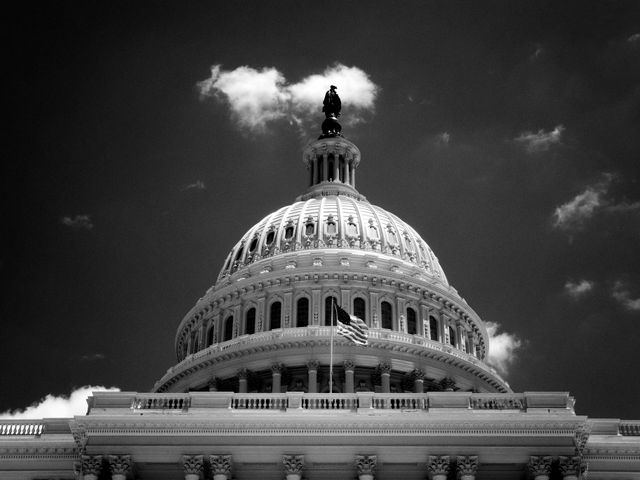 Dome of the United States Capitol Building.