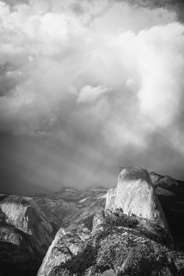 Half Dome from Glacier Point.