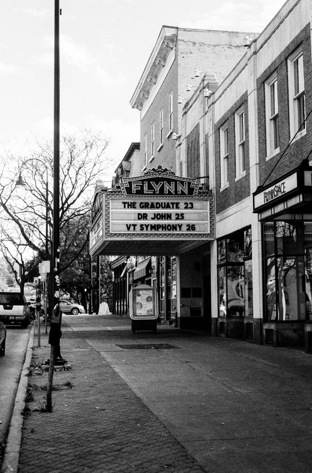 The Flynn theater in Burlington.