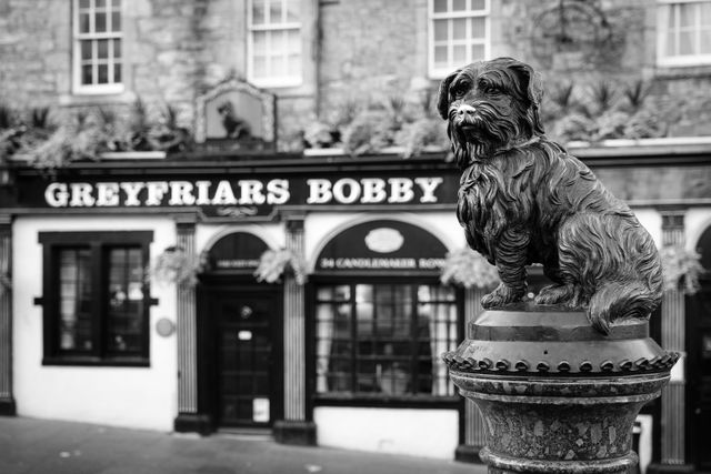 The statue of Bobby in Edinburgh.