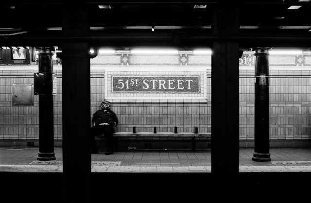 The 51st Street subway station in New York City.