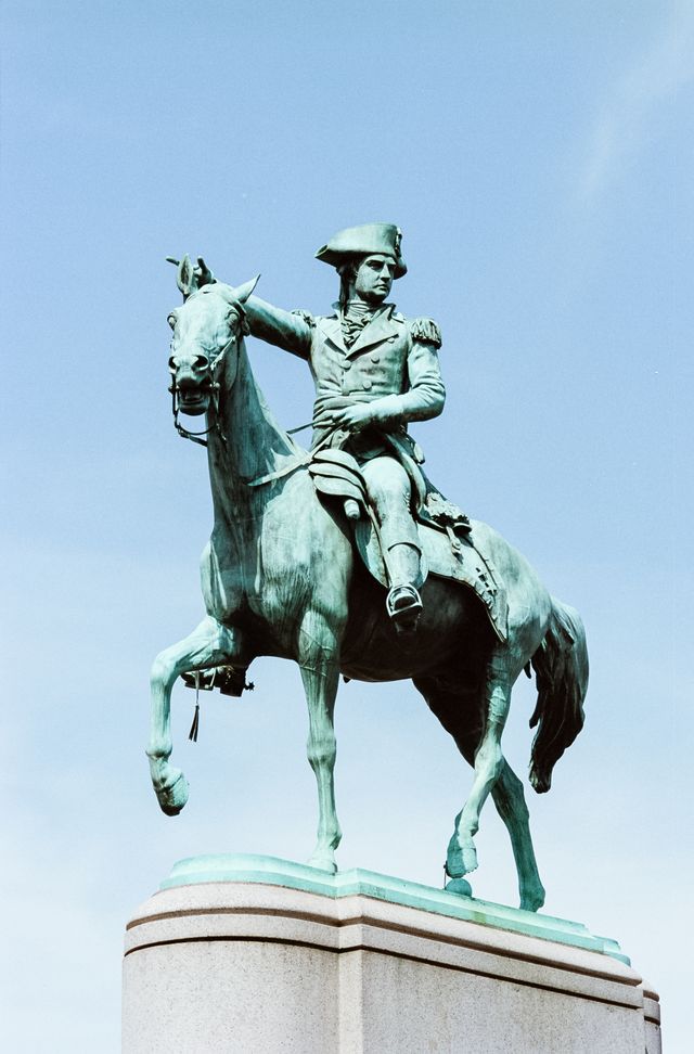 Statue of Nathanael Greene at Stanton Park.