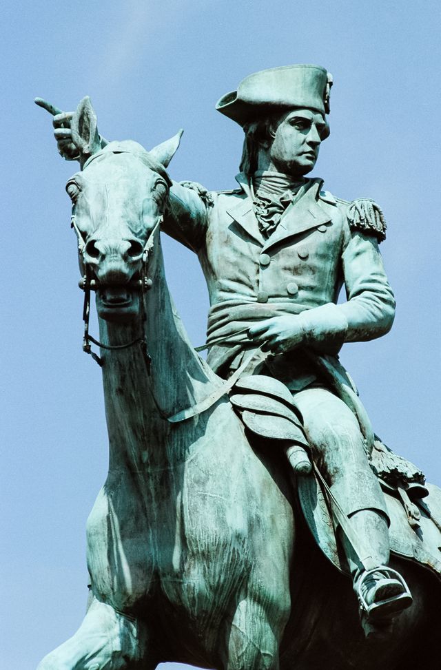 Statue of Nathanael Greene at Stanton Park.