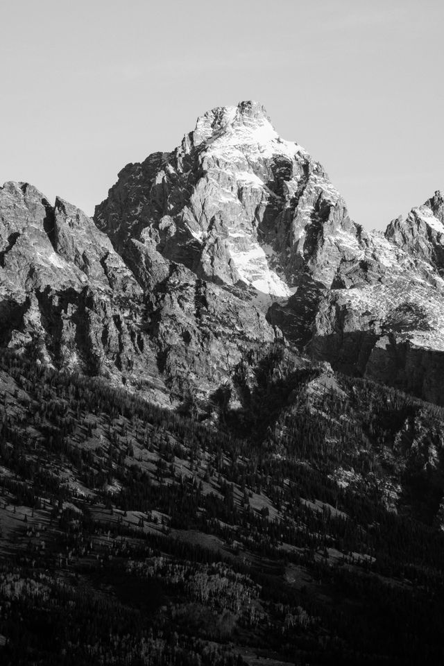 Grand Teton at sunrise.