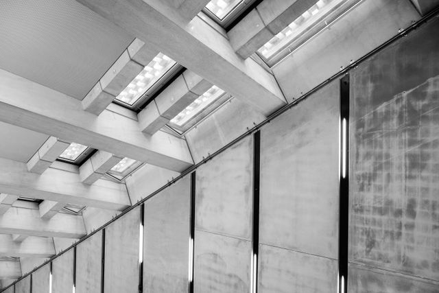 Interior architecture of Tate Modern.