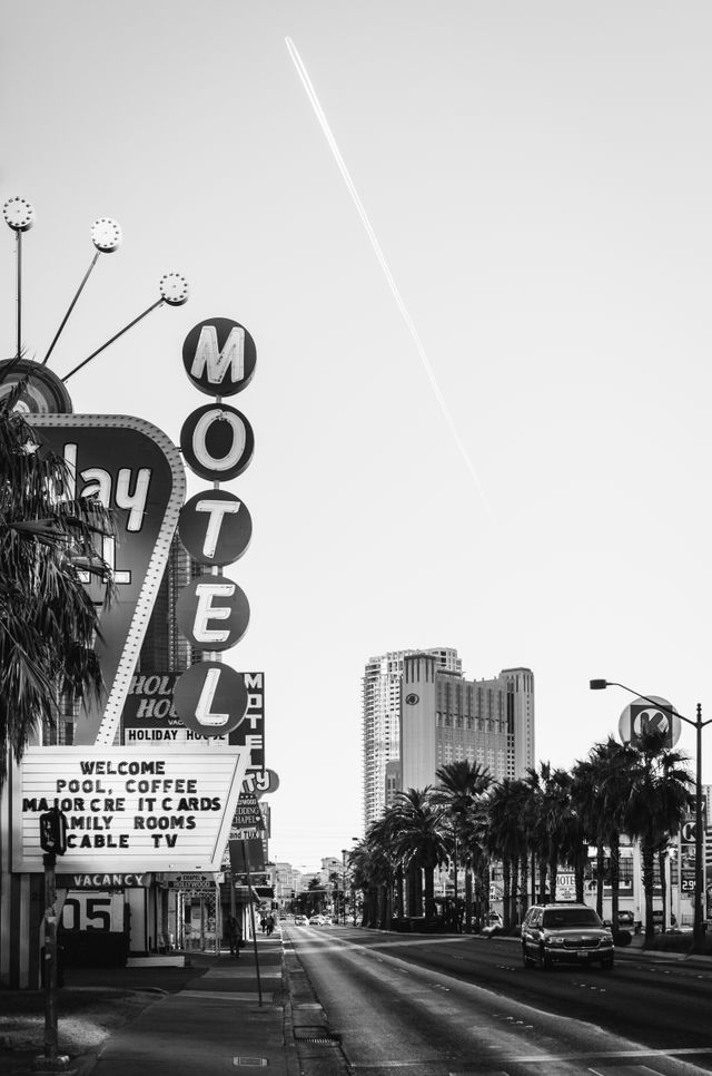 The Holiday Motel on Las Vegas Boulevard.