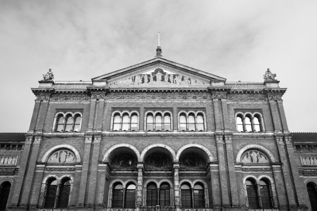 North facade of the Victoria and Albert Museum.