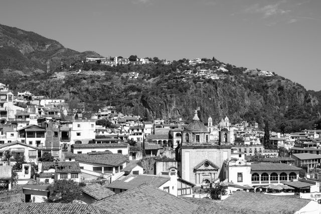 View of the Taxco landscape.