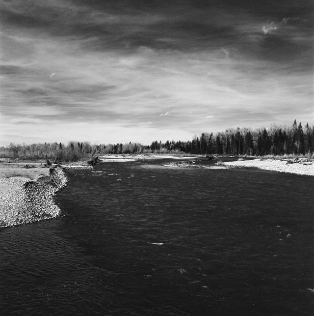 The Snake River, seen from 4 Lazy F Ranch.