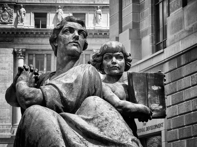 Justice, at the Oscar Straus Memorial outside the Ronald Reagan Building and International Trade Center.