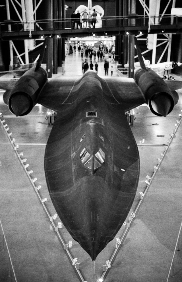 SR-71 Blackbird, at the National Air and Space Museum’s Udvar-Hazy Center.