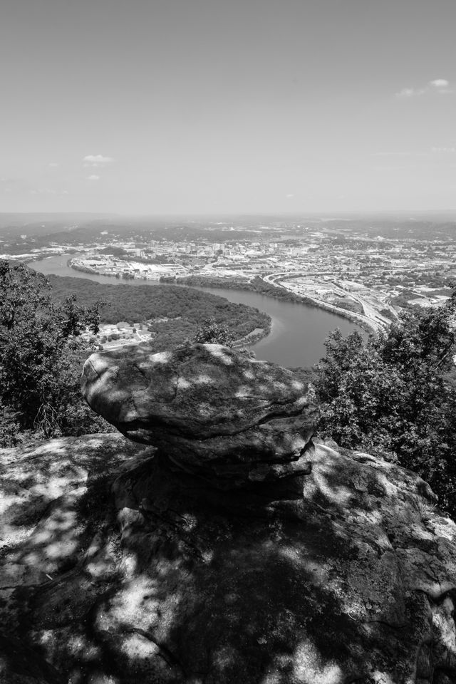 Panoramic view of Chattanooga, from Lookout Mountain.