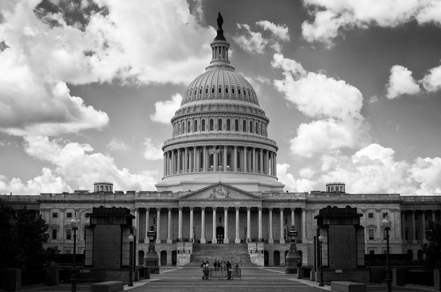 The East Front of the United States Capitol Building.