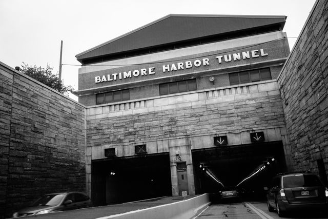 The Baltimore Harbor Tunnel.