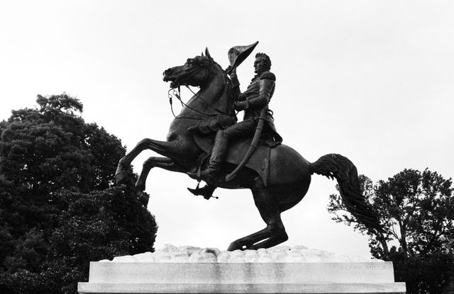 Statue of Andrew Jackson at Lafayette Park in Washington, DC.