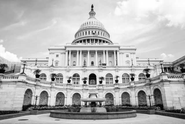 The West Front of the United States Capitol.