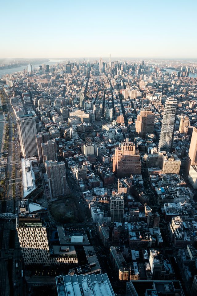 View of Manhattan from the Observatory of the World Trade Center.