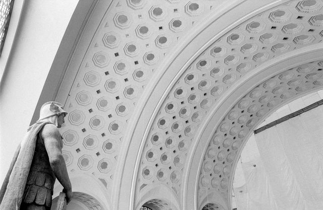 Statues at Union Station, Washington, DC.