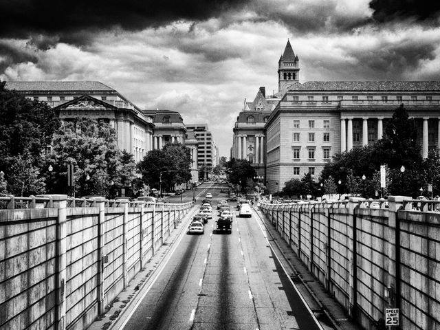 Looking over the 12th St NW tunnel.