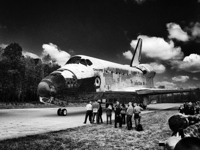 Space Shuttle Discovery at the Smithsonian National Air & Space Museum in Virginia.