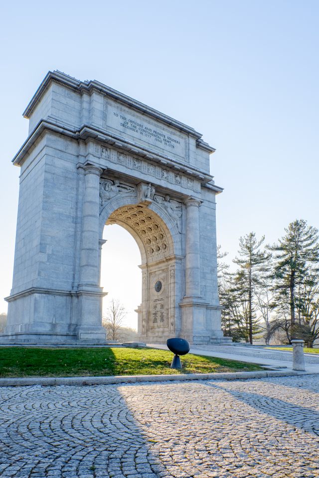 The National Memorial Arch in Valley Forge.