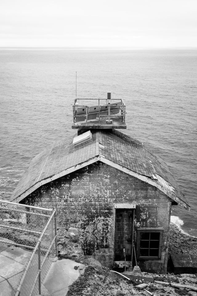 The Point Reyes Lighthouse.